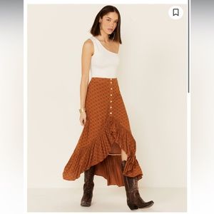 Shyanne Brown High Low Skirt